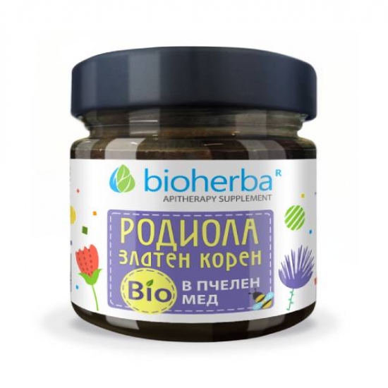 Родиола (Златен Корен) в Био Пчелен Мед * 280гр.