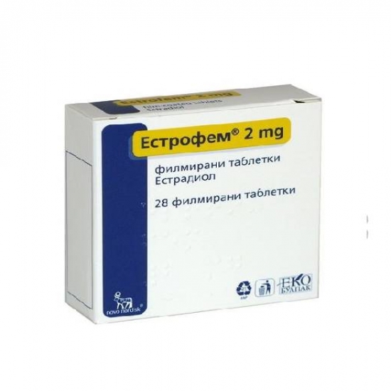 Естрофем Таблетки 2мг. * 28