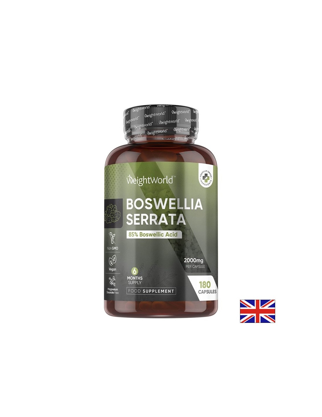 Грижа за ставите &#8211; Босвелия, 2000 mg х 180 капсули