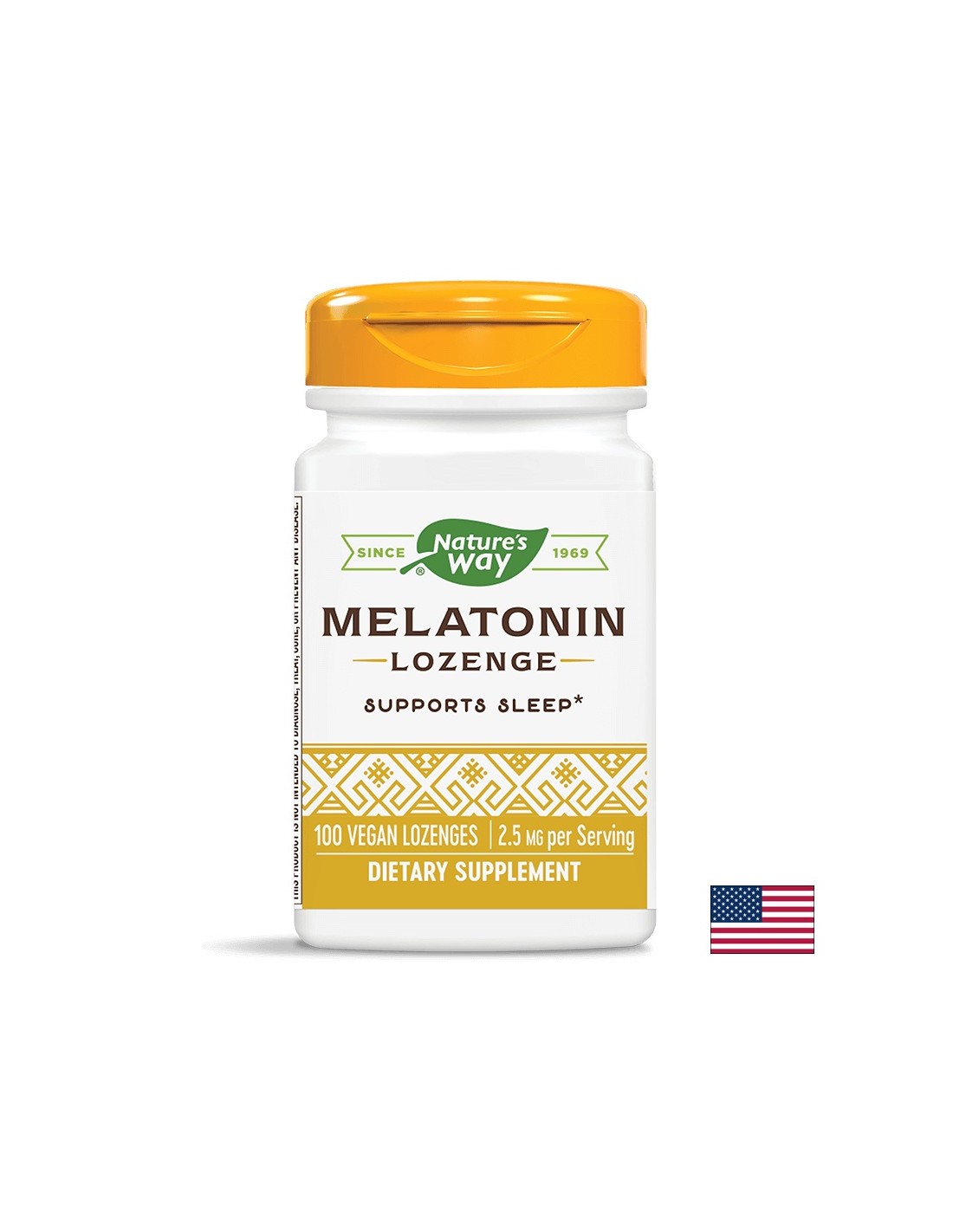 Melatonin Lozenge/ Мелатонин 2.5 mg х 100 таблетки за смучене Nature’s Way