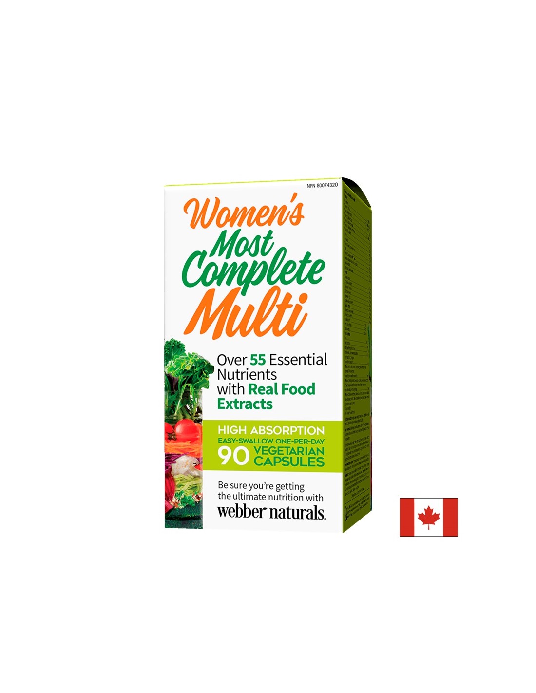 Мултивитамини за Жени &#8211; Women’s Most Complete Multi, 90 V капсули Webber Naturals
